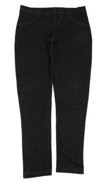 Černé legíny riflového vzhledu Primark