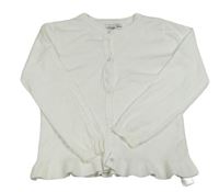 Bílý propínací svetr Primark