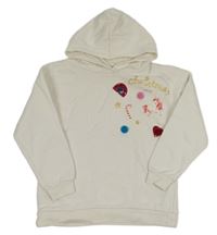 Smetanová mikina s jednorožcem a kapucí H&M