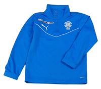 Modrá sportovní mikina s potiskem Puma