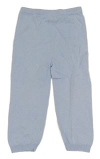 Světlemodré pletené tepláky