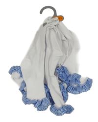 Nové - 4x bílé ponožky s volánky 