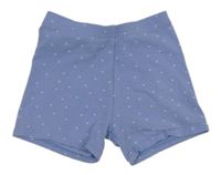 Modré elastické kraťasy s hvězdami F&F