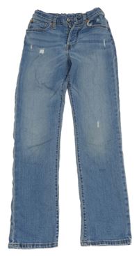 Modré rifle s prošoupáním