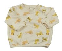 Smetanová mikina se zvířaty Primark