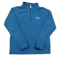 Modrá žíhaná fleecová funkční mikina Regatta