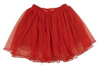 Červená tylová sukně Lindex