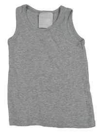 Šedý melírovaný nátělník 