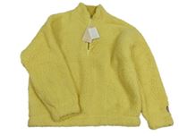 Nové - citronová huňatá mikina Leigh Tucker