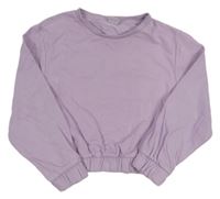 Lila crop mikina zn. Little kids