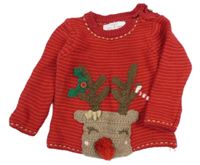 Červený svetr se sobem F&F