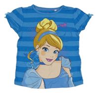 Modré pruhované tričko s Popelkou C&A