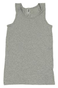 Šedé melírované tílko Page one young