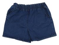 Tmavomodré riflové kraťasy Yigga