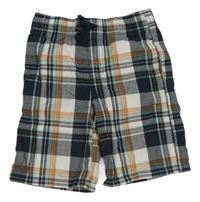 Barevné kostkované plátěné kraťasy Gymboree