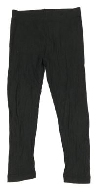 Šedé žebrované legíny George 