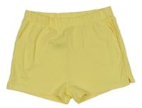 Žluté vzorované teplákové kraťasy Primark 