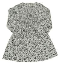 Bílé lehké květované šaty C&A