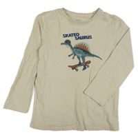 Béžové triko s dinosaurem Topolino