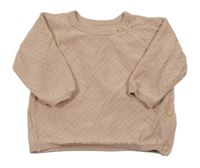 Smetanový vzorovaný svetr H&M