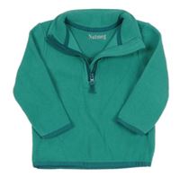 Zelenotyrkysová fleecová mikina Nutmeg