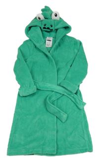Zelený plyšový župan s kapucí - příšerka Lily & Dan