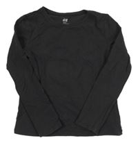 Tmavošedé triko H&M