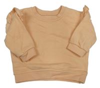 Světleoranžová mikina s volánky George