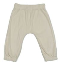 Smetanové fleecové turecké kalhoty Pure baby