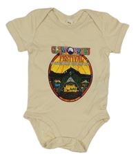 Smetanové body s potiskem a nápisy BABY BUGZ