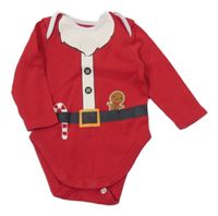 Červené vánoční body s perníčkem - Santa C&A