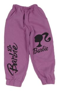 Fialové tepláky s Barbie Barbie