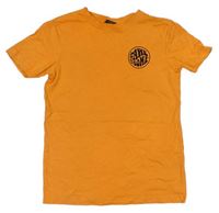 Oranžové tričko s nápisy George