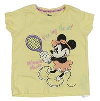 Žluté tričko s Minnie zn. Disney