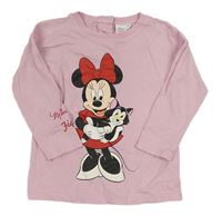 Růžové triko s Minnie Disney