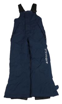 Tmavomodré šusťákové laclové oteplovačky C&A