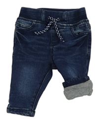 Tmavomodré podšité jogger rifle Primark