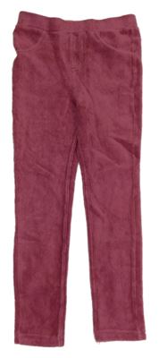 Vínové žebrované sametové tregíny Dopodopo