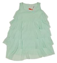 Nové - Mátová šifonová vrstvená tunika C&A