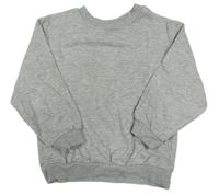 Šedá melírovaná mikina H&M