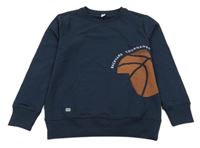 Tmavomodrá mikina s míčem Yigga