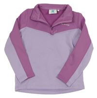 Lila-růžová sportovní mikina s nápisem 