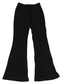 Černé flare tepláky H&M