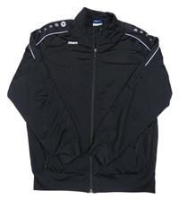 Černá sportovní propínací mikina s logem Jako