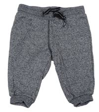 Černé melírované tepláky H&M
