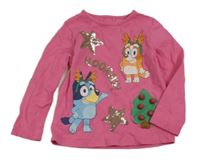 Růžové triko - Hej Hafí zn. Bluey