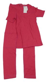 Nové - 2set - Růžové thermo tričko + kalhoty Alive