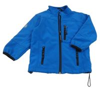 Tmavomodrá softshellová bunda 