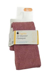 Nové - Růžové třpytivé silonky Primark