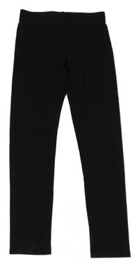 Černé žebrované legíny Primark